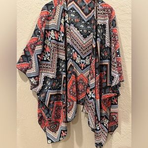 Milly Daisies Paisley Printed Kimono One size.